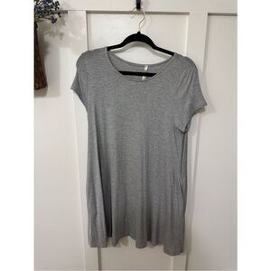 mittoshop Gray Short Sleeve Dress